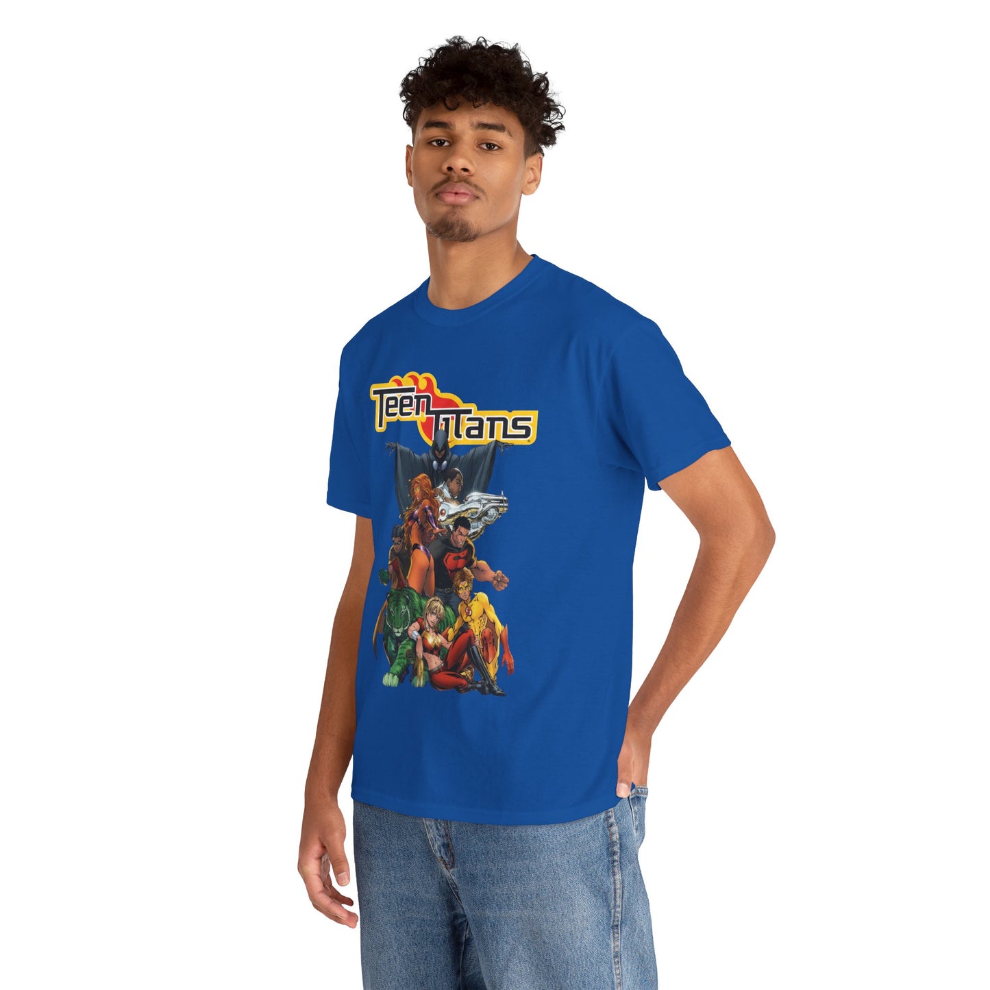Teen Titans T-Shirt - Michael Turner Art - Cyborg, Raven, Wonder Girl, Superboy, Robin, Starfire - DC Comics