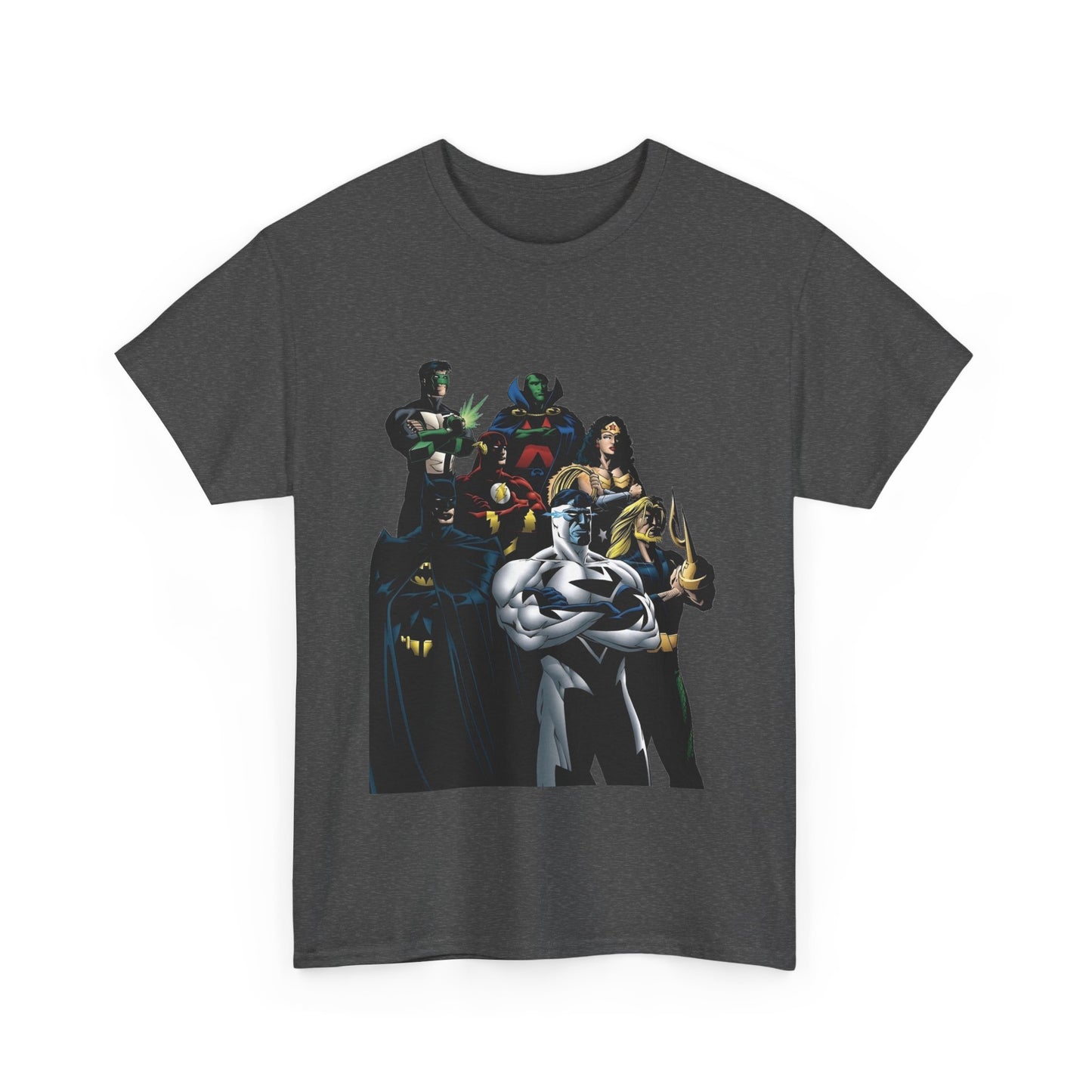 JLA T-Shirt - Howard Porter Art - Superman, Batman, Wonder Woman, Flash - DC Comics