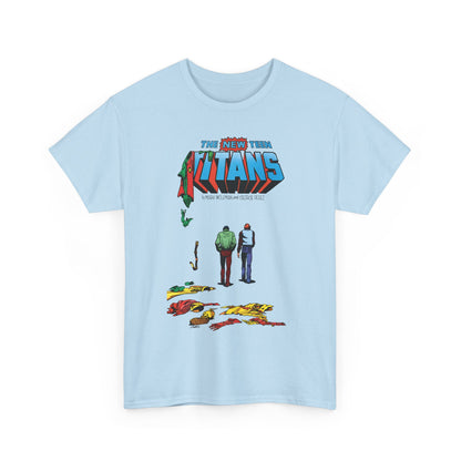 New Teen Titans T-Shirt - George Perez Art - Robin, Kid Flash Quitting - #39 Cover - DC Comics