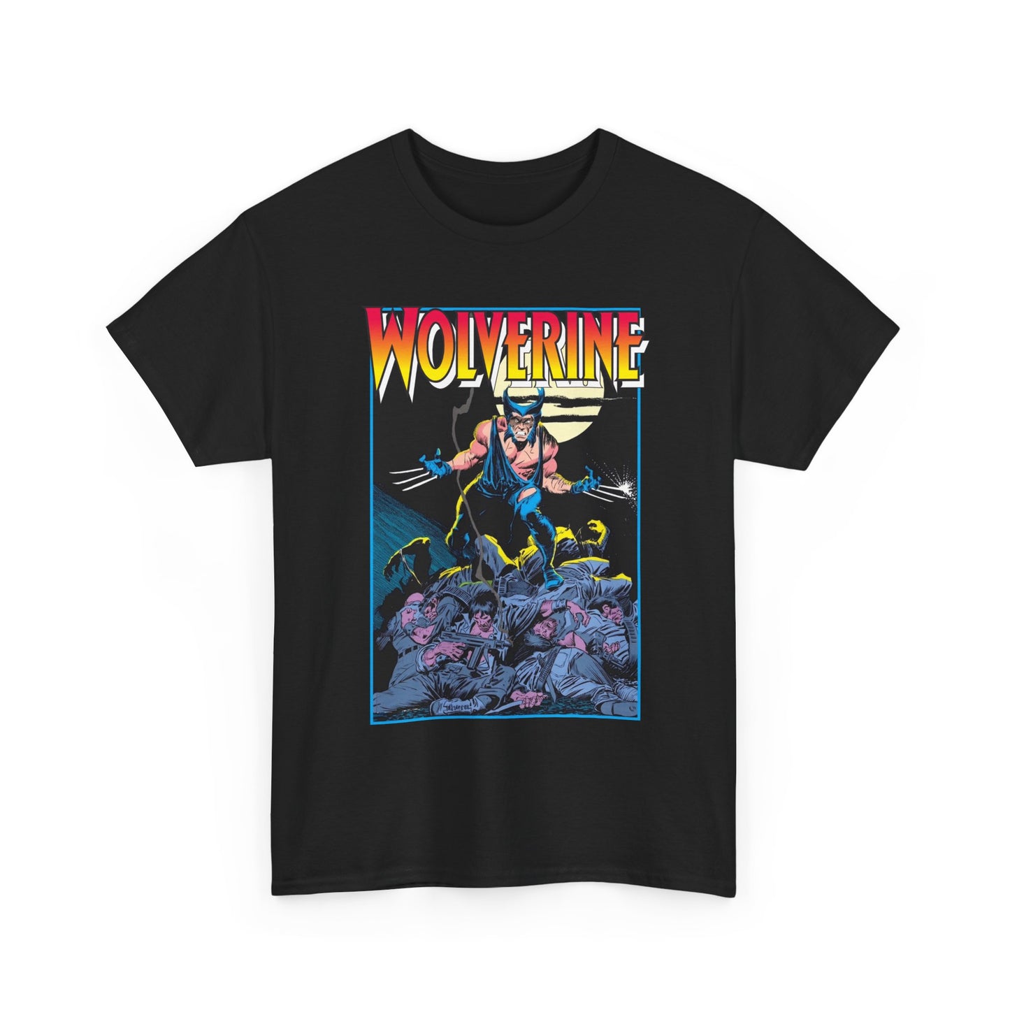Wolverine T-Shirt - John Buscema Art - #1 Cover Art 1988 - Marvel Comics