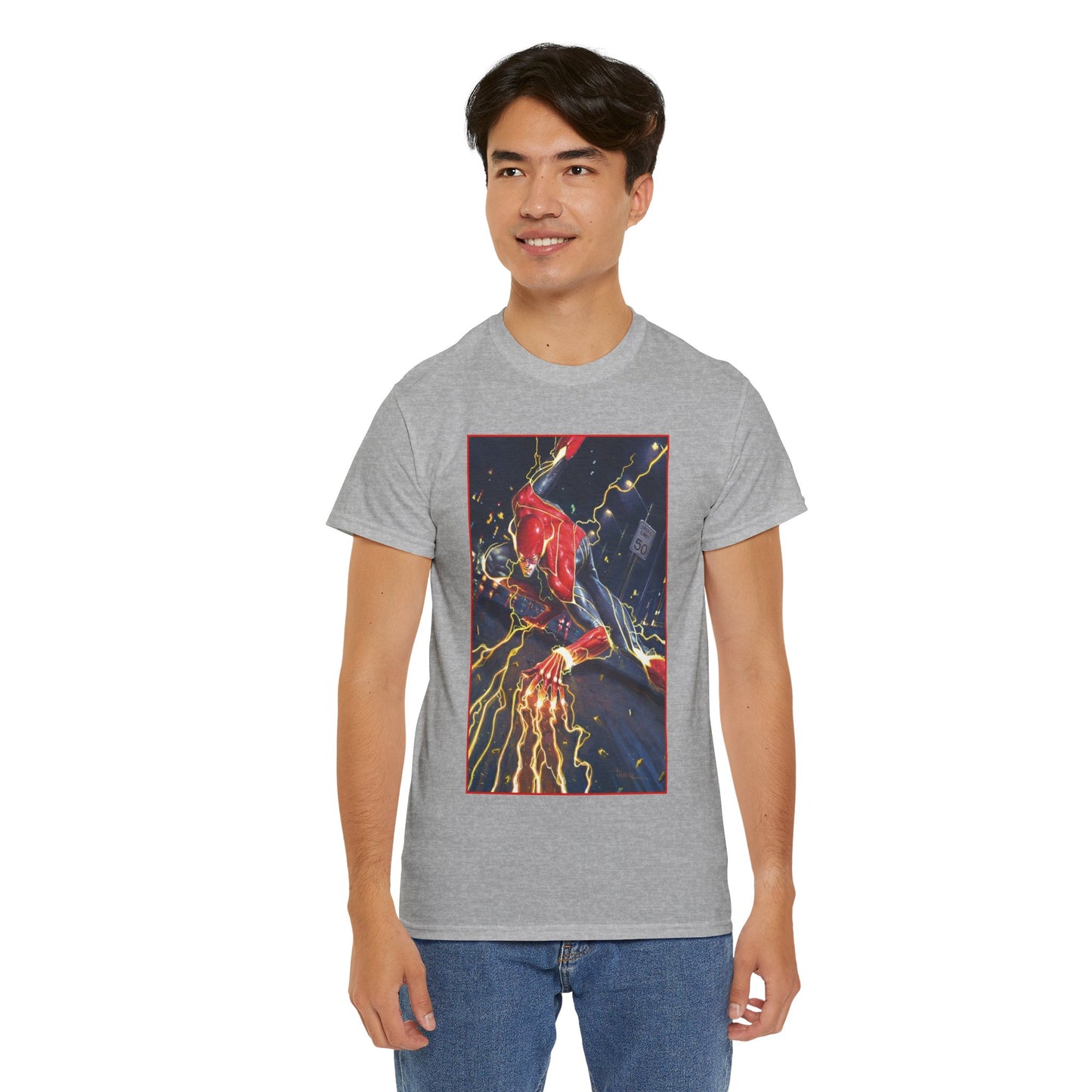 Flash T-Shirt - Davide Paratore Art - DC Comics