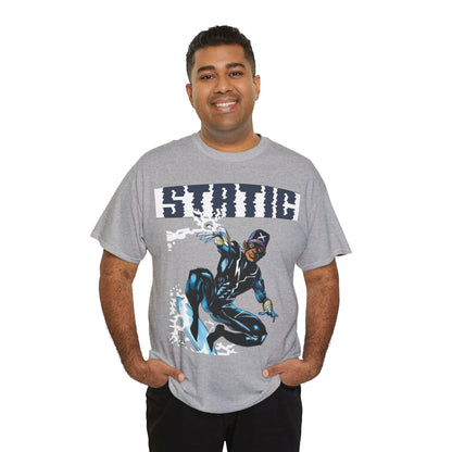 Static T-Shirt - Denys Cowan Art - DC Comics, Milestone Media - Shock to your System