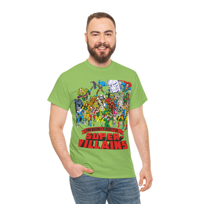 Secret Society of Super-Villains T-Shirt - DC Comics - SSOSV - Luthor, Grodd, Darkseid, Sinestro, Poison Ivy, Mirror Master