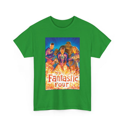 Fantastic Four T-Shirt - Alex Ross Art - Mr. Fantastic, Invisible Woman, Human Torch, The Thing - Marvel Comics