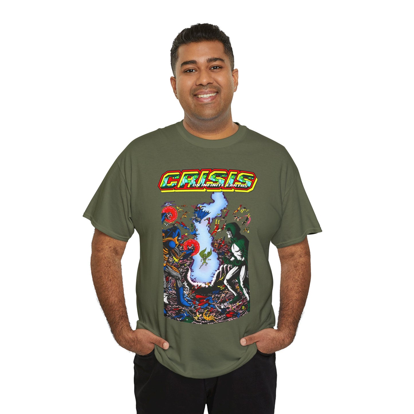 Crisis on Infinite Earths T-Shirt - George Perez Art - #10 Cover - Spectre Vs Anti-Monitor - DC Comics