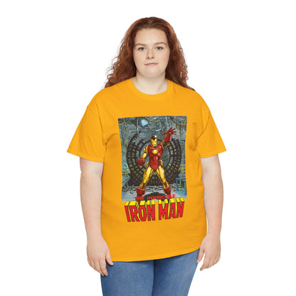 Iron Man T-Shirt - Bob Layton Art - Tony Stark Armor - Avengers Member & Leader - Marvel Comics