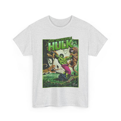 Incredible Hulk T-Shirt - Joe Jusko Art - Hulk Fighting Lions and Tigers - Marvel Comics