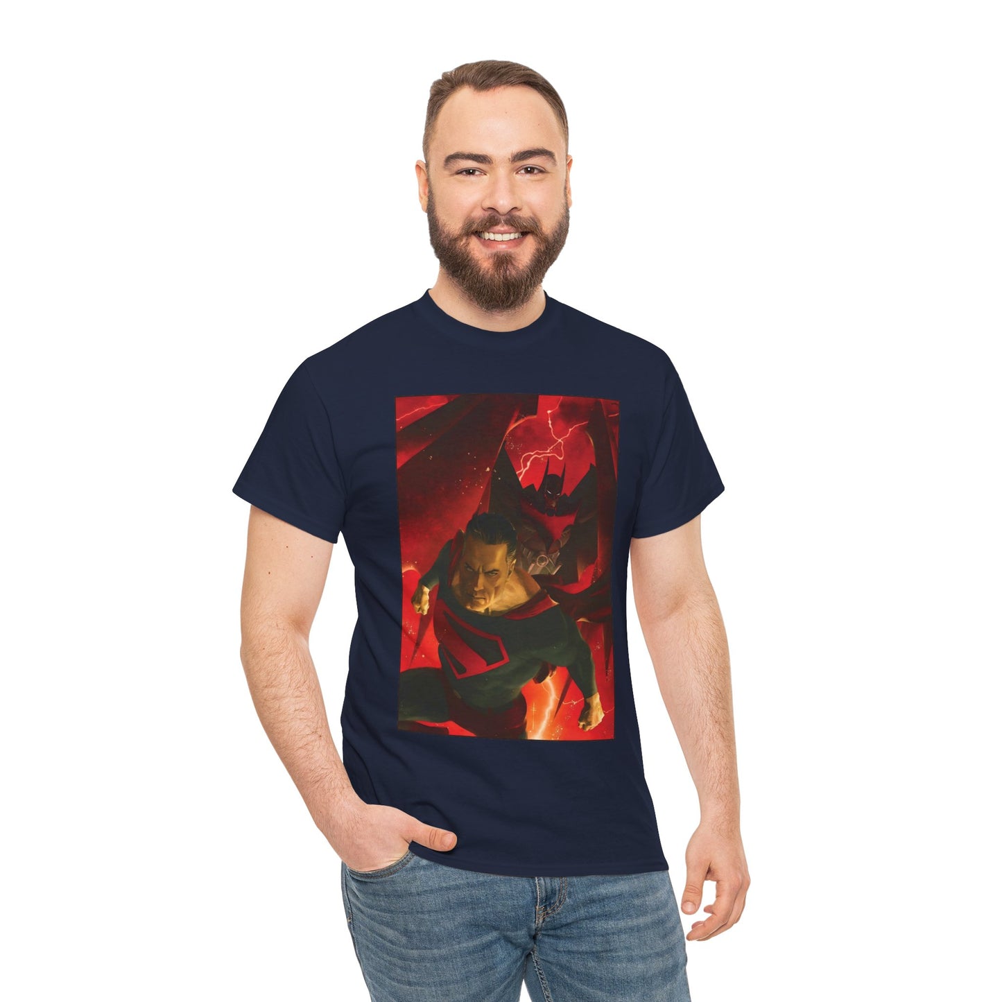 Superman & Batman (Kingdom Come) T-Shirt - Sabastian Fiumara Art - DC Comics