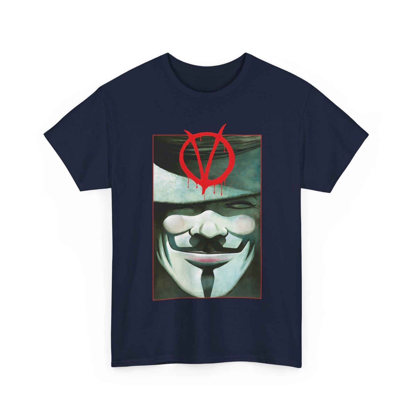 V For Vendetta T-Shirt - David Lloyd Art - Guy Fawkes Mask - DC Comics