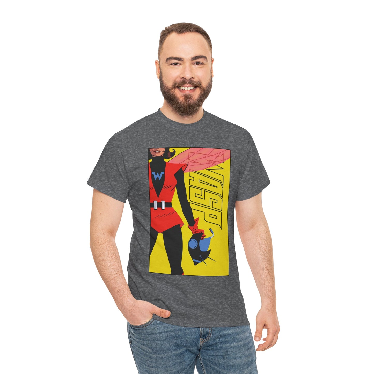 Wasp T-Shirt - Tom Reilly Art - Avengers Founding Member - Marvel Comics
