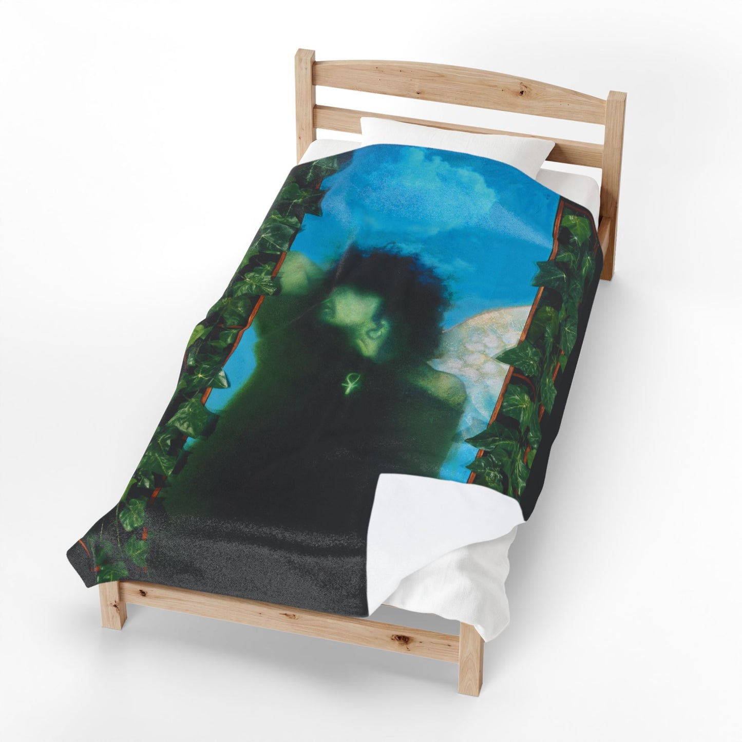 Sandman Blanket - Dave McKean Art - #8 Cover Art - Death Appearance - DC Comics/Vertigo - Soft & Comfy