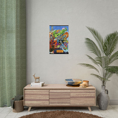 Batman Vs Incredible Hulk Rolled Poster - José Luis García-López Art - Two-Face & the Leader - DC Comics, Marvel Comics - Multiple Sizes Up to 24"x36"