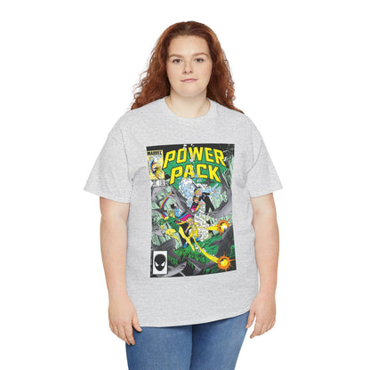 Power Pack #10 T-Shirt - With Marrina from Alpha Flight - Marvel Comics
