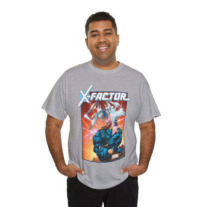 X-Factor T-Shirt - Whilce Portacio Art - Cyclops, Jean Grey, Iceman, Arcangel, Beast - X-Men Founding Members - Marvel Comics