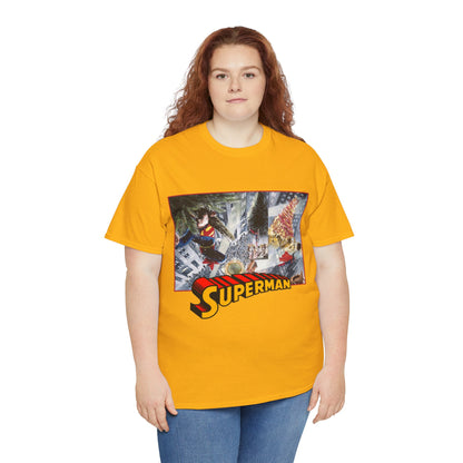 Superman Christmas Tree T-Shirt - Alex Ross Art - DC Comics