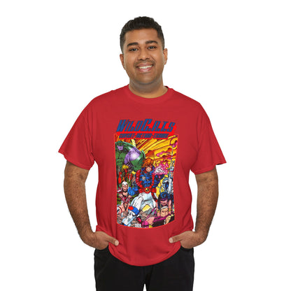 Wildcats T-Shirt - Jim Lee Art - WildC.A.T.s: Covert Action Teams - Spartan, Voice, Grifter, Zealot, Emp - Image/Wildstorm/DC Comics