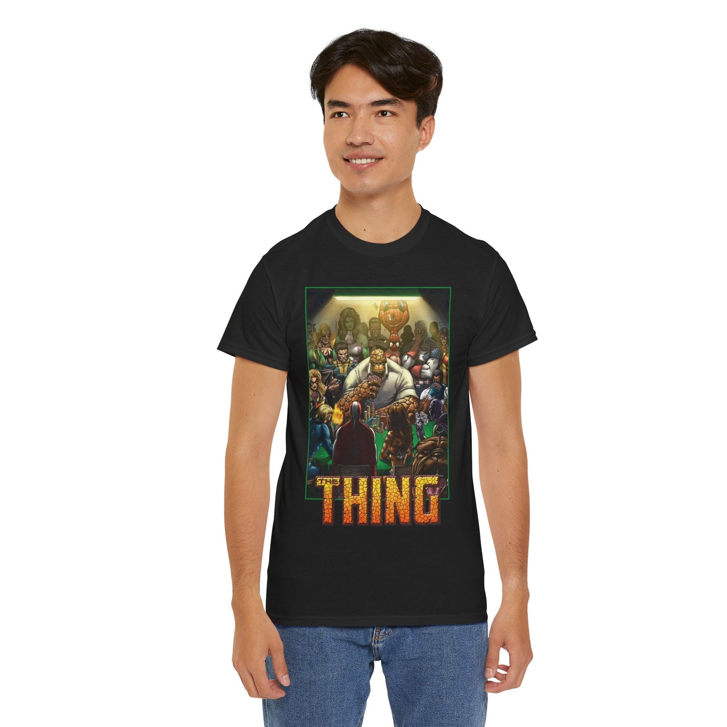 The Thing T-Shirt - Andrea DI Vito Art - Fantastic Four Member, Ben Grimm - Marvel Comics