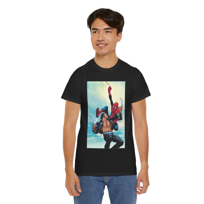 Wolverine Vs Spider-Man T-Shirt - Frank Quitely Art - Marvel Comics