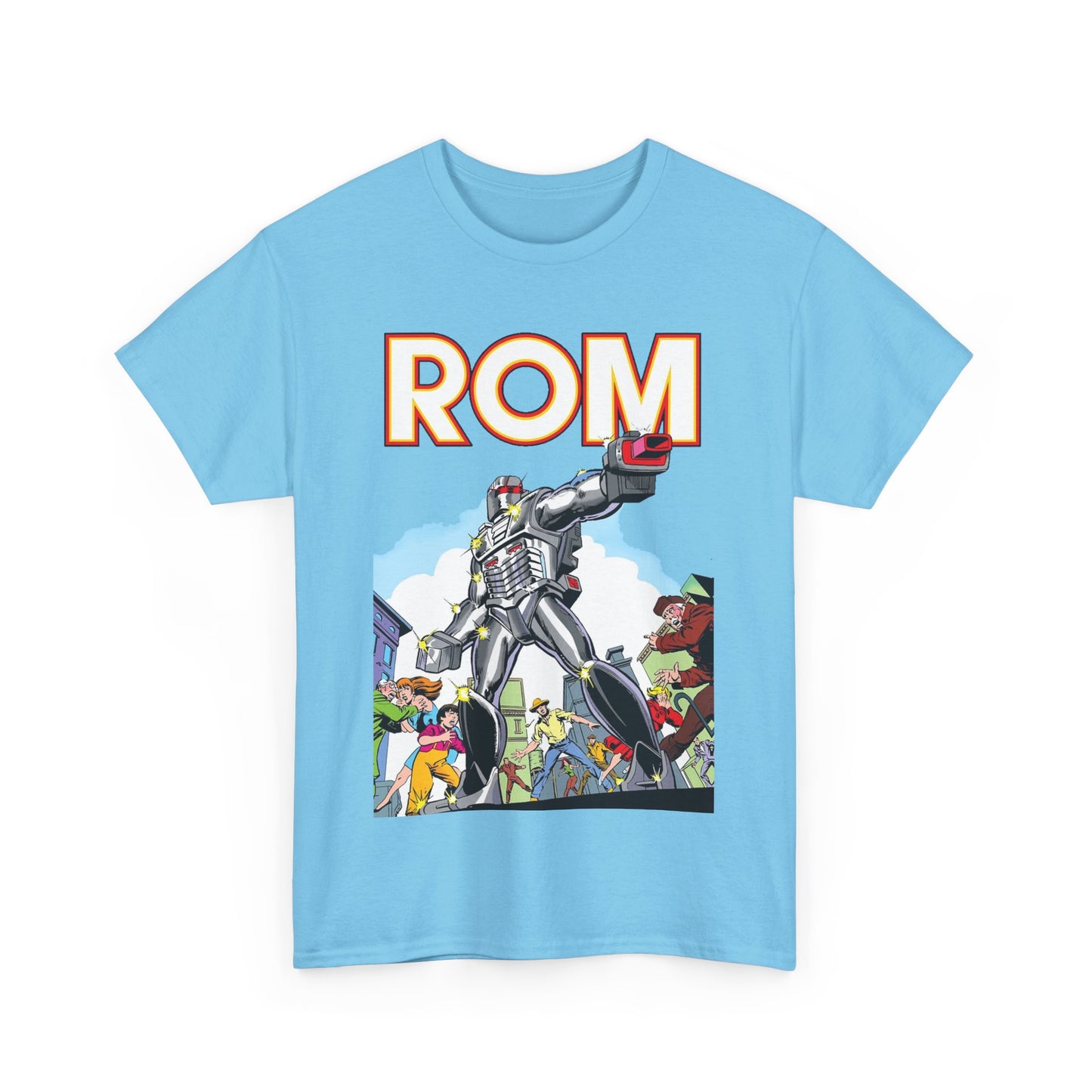 Rom: Spaceknight T-Shirt - Marvel Comics Art- Retro Character - Dire Wraiths