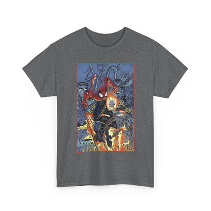 Amazing Spider-Man & Ghost Rider T-Shirt - Erik Larsen Art - Sinister Six - Marvel Comics