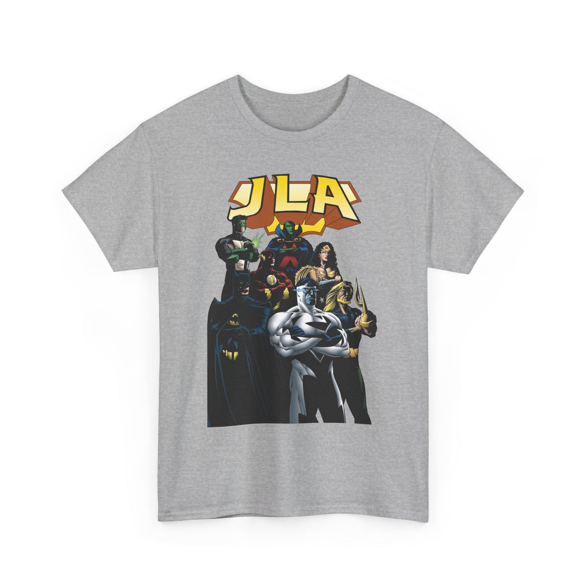 JLA T-Shirt - Howard Porter Art - Superman, Batman, Wonder Woman, Flash - DC Comics