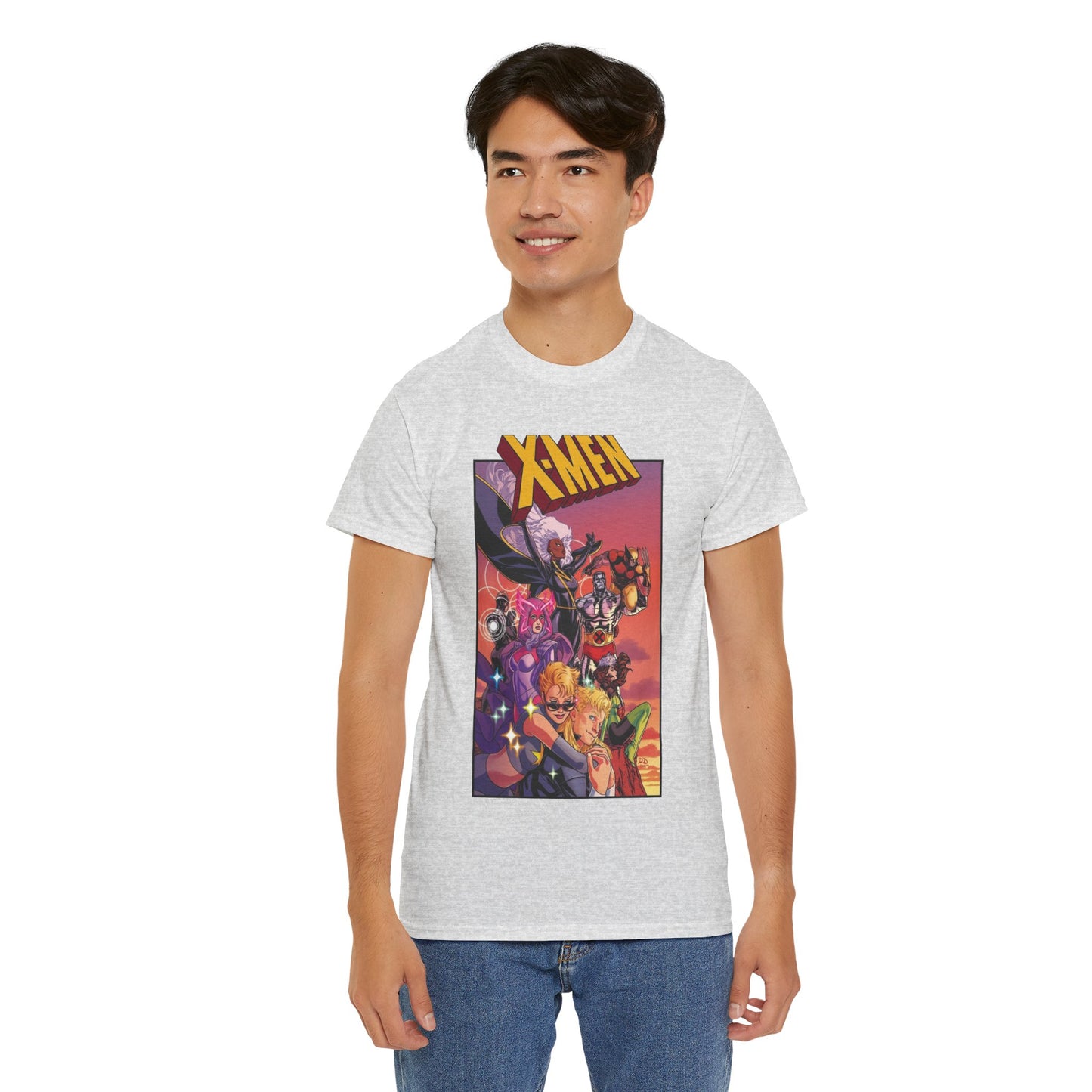 X-Men Outback T-Shirt - Russell Dauterman Art - Storm, Wolverine, Psylocke, Longshot, Havok, Rogue, Colossus, Dazzler - Marvel Comics