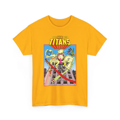 New Teen Titans T-Shirt - George Perez Art - DCCP #26 Preview Cover - Raven, Cyborg, Starfire, Changeling - DC Comics