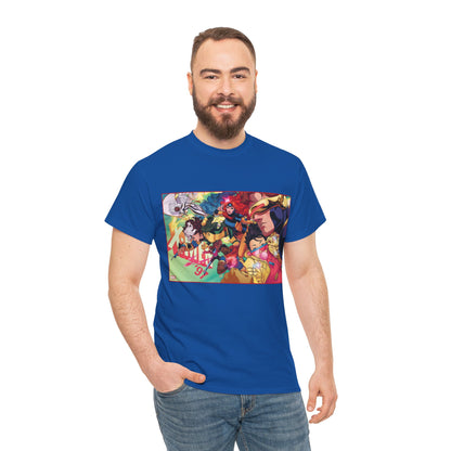 X-Men '97 T-Shirt - Russell Dauterman Art - Cyclops, Jean Grey, Rogue, Storm, Jubilee, Beast, Gambit, Bishop, Wolverine - Marvel Comics