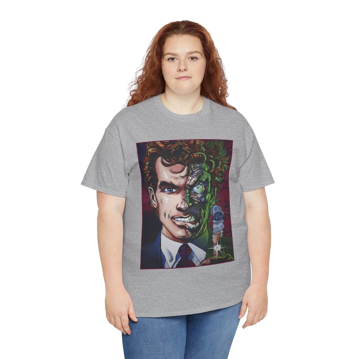 Two Face T-Shirt - Neal Adams Art - DC Comics