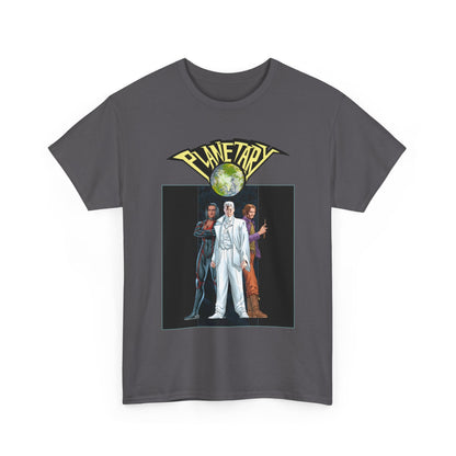 Planetary T-Shirt -  - John Cassaday Art - The Drummer, Jakita Wagner & Elijah Snow - DC Comics/Wildstorm