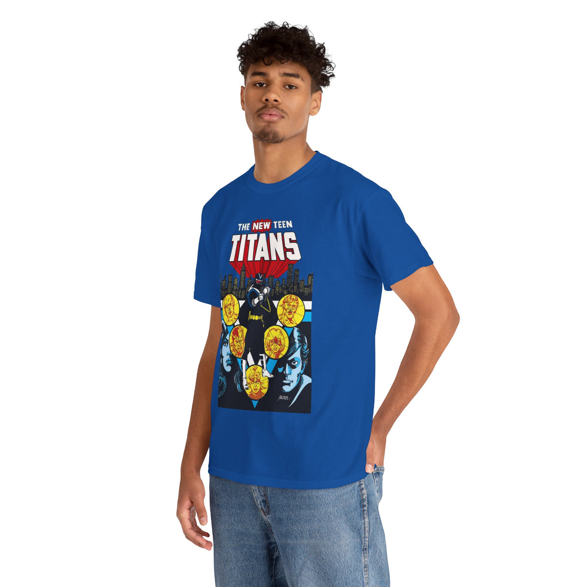 New Teen Titans T-Shirt - George Perez Art - Vigilante, Robin, Wonder Girl - Annual #2 Cover Art - DC Comics