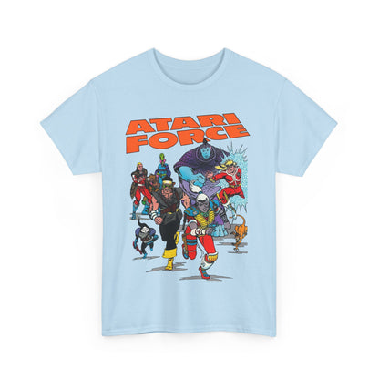 Atari Force T-Shirt - Marshall Rogers & John Byrne Art - Martin Champion, Christopher "Tempest" Champion, "Dart" Bia O'Rourke-Singh, Hukka, Morphea, Babe, Pakrat, Blackjak, Taz - DC Comics