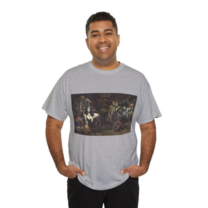 Vertigo Poster T-Shirt - Lee Bermejo Art - Swamp Thing, Sandman, Death, Spider Jerusalem, Shade - DC Comics