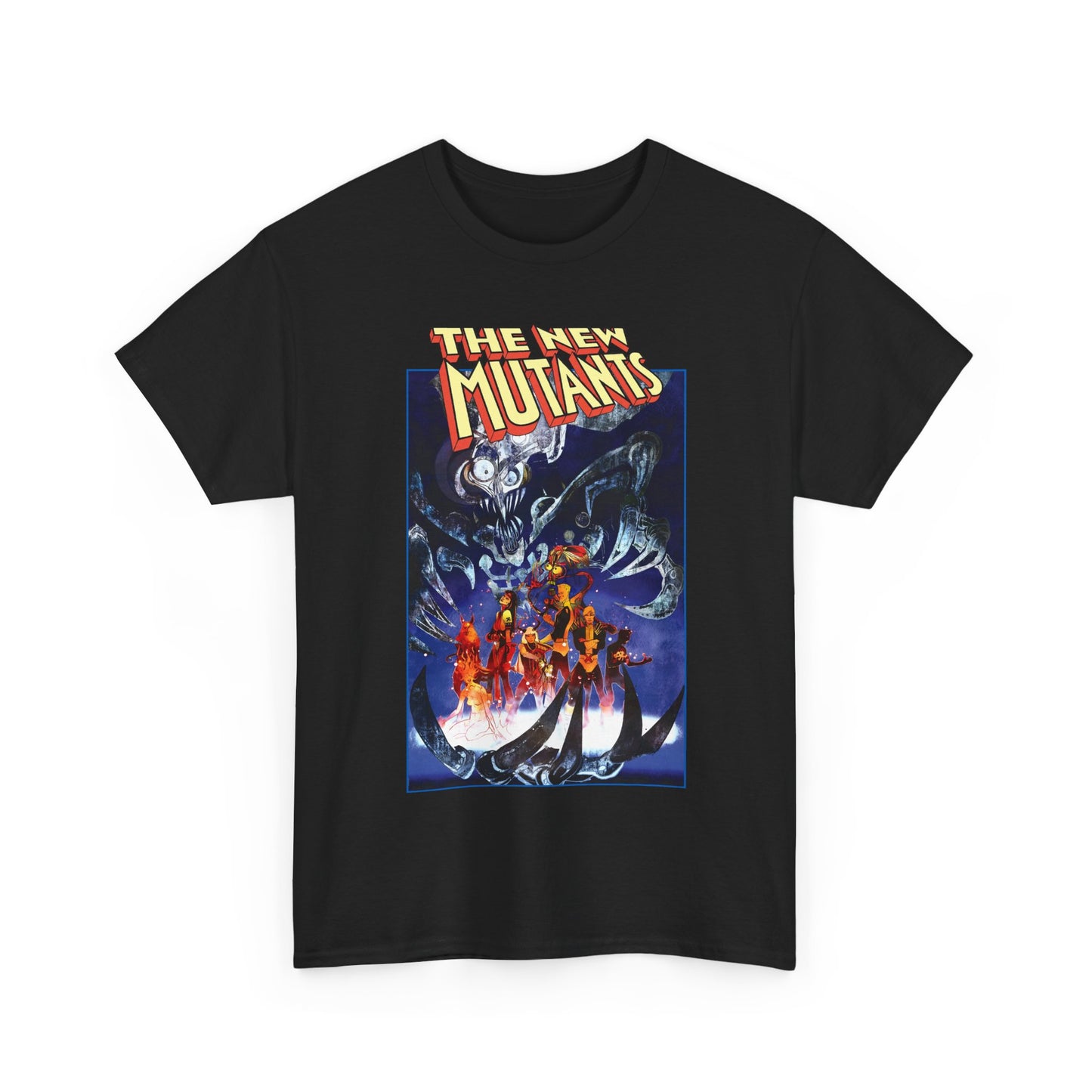 New Mutants T-Shirt - Bill Sienkiewicz Art - War Children Cover - Warlock, Magik, Wolfsbane, Cannonball, Cypher, Mirage, Karma, Sunspot - Marvel Comics