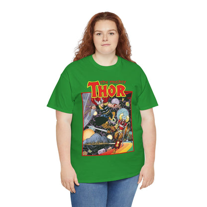 Mighty Thor T-Shirt - Walt Simonson Art - Asgard, Bifröst - God of Thunder - Marvel Comics