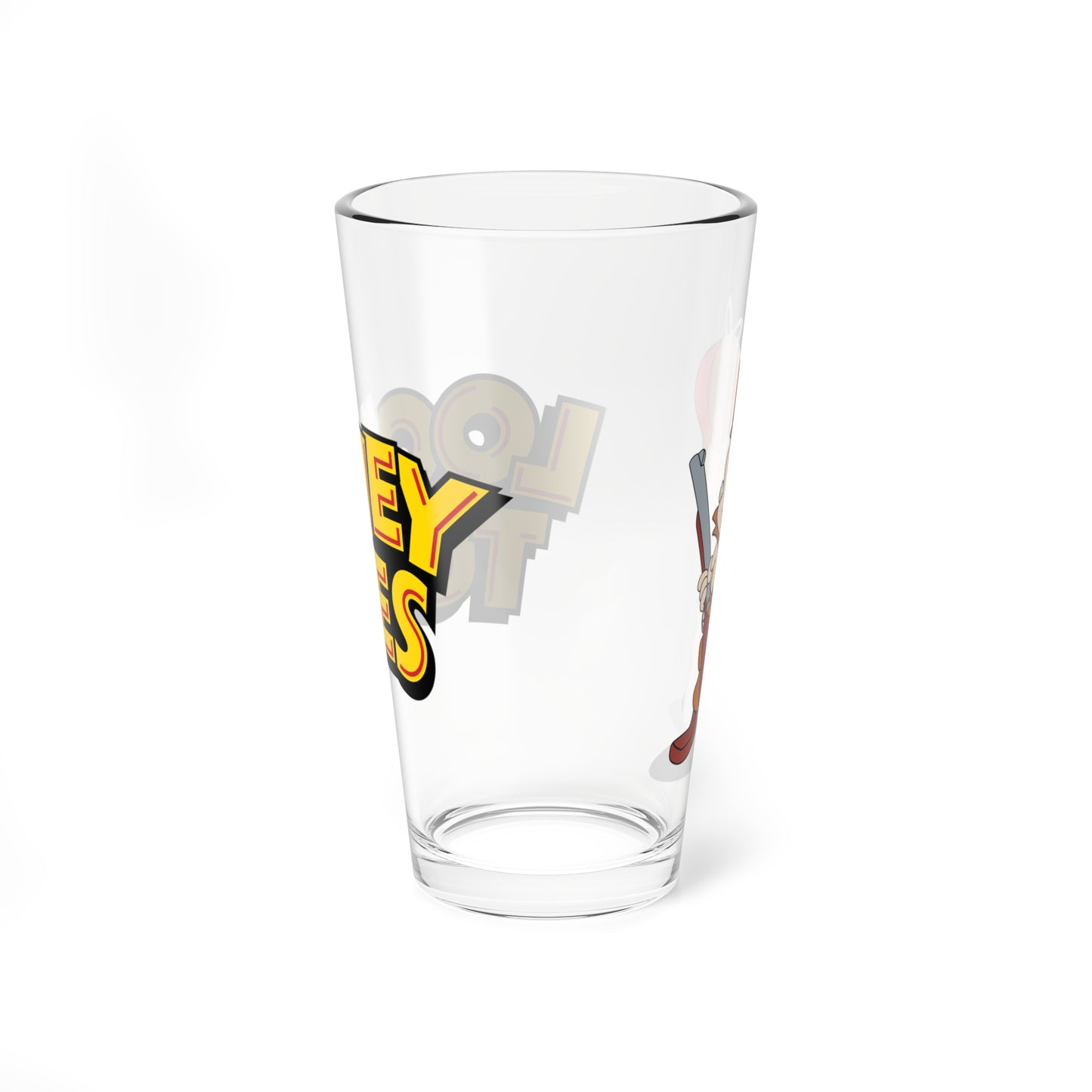 Elmer Fudd Pint Glass, 16oz - Looney Tunes - Merrie Melodies - Bugs Bunny's Arch Nemesis