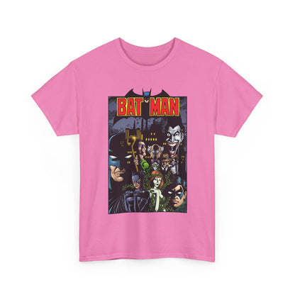Batman T-Shirt - George Perez Art - Arkham Asylum - Joker, Catwoman, Poison Ivy, Riddler, Nightwing - DC Comics