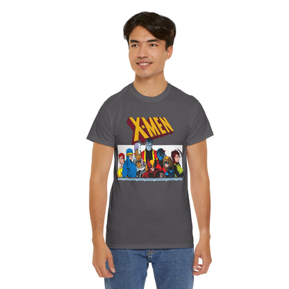 X-Men T-Shirt - Arthur Adams Art - Cyclops, Nightcrawler, Storm, Wolverine, Shadowcat, Phoenix (Rachel Summers), Colossus, Rogue - Marvel Comics