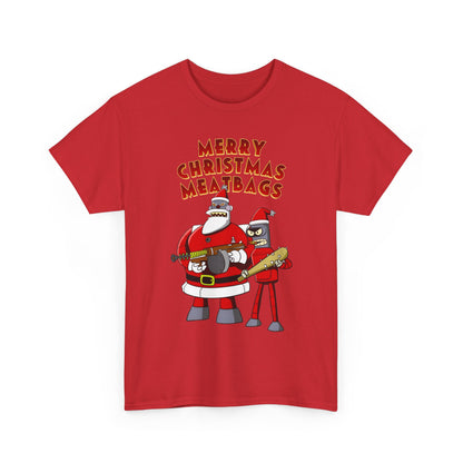 Robot Santa Claus & Bender Futurama Christmas T-Shirt