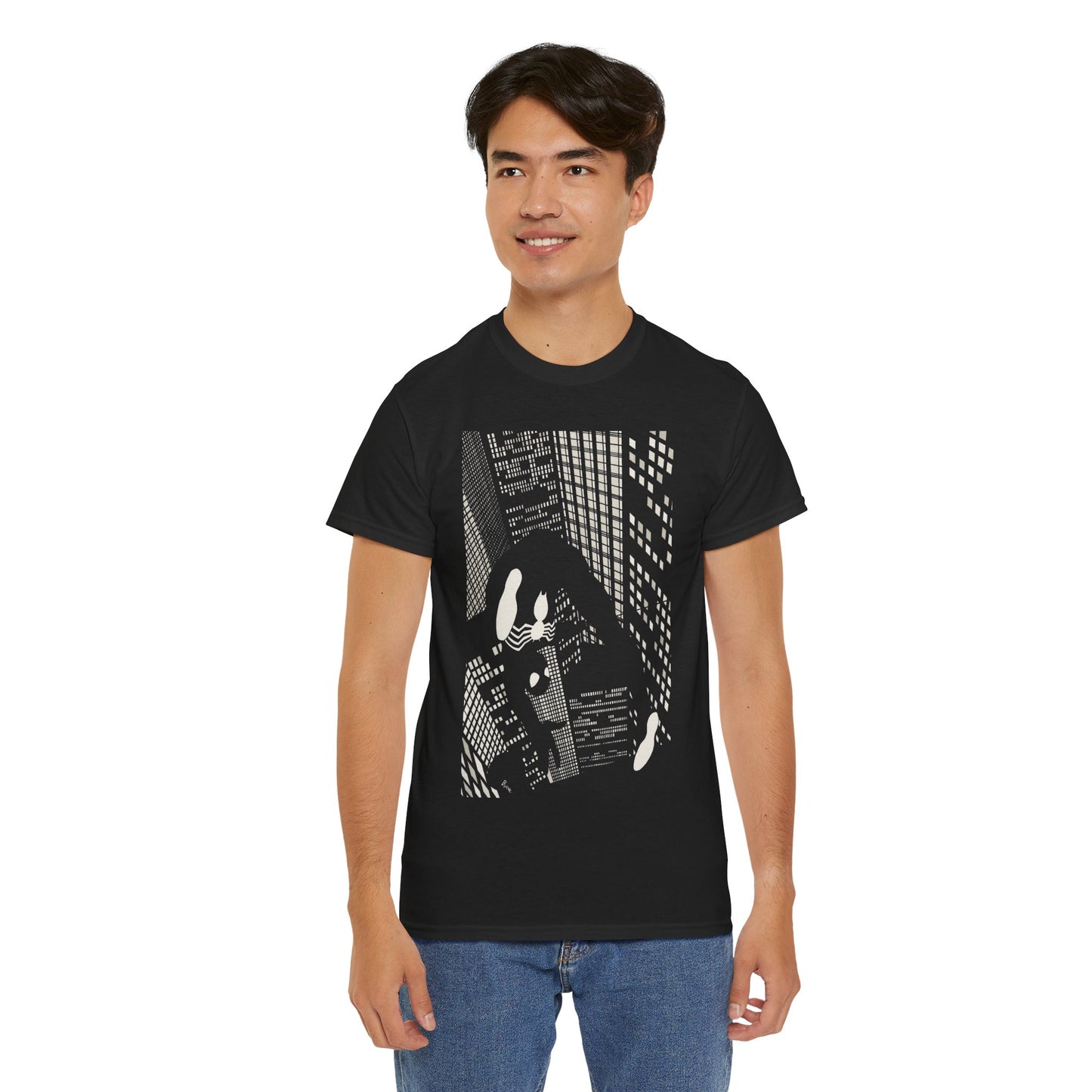 Amazing Spider-Man T-Shirt - John Byrne Art - Negative Space Art Technique - Marvel Comics
