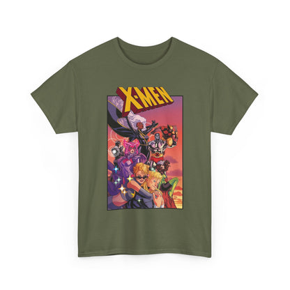 X-Men Outback T-Shirt - Russell Dauterman Art - Storm, Wolverine, Psylocke, Longshot, Havok, Rogue, Colossus, Dazzler - Marvel Comics