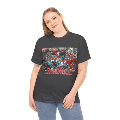Spider-Verse T-Shirt - Arthur Adams Art - Spider-Man, Venom, Spider-Man 2099, Miles Morales, Spider-Woman - Marvel Comics