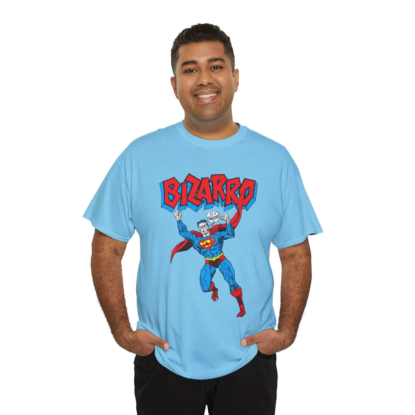 Bizarro T-Shirt - Superman Villain - DC Comics - Bizarro World - Who's Who Art - Silver Age Favourite