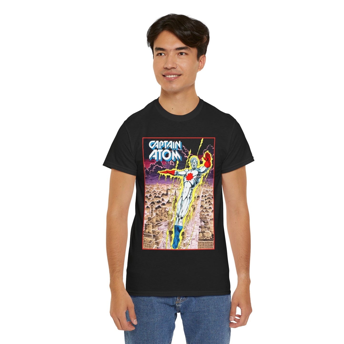 Captain Atom T-Shirt - Pat Broderick Art - DC Comics