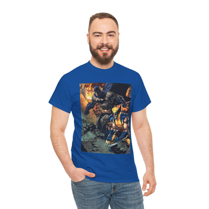 Batman & Wolverine T-Shirt - Jim Lee Art - DC Comics, Marvel Comics