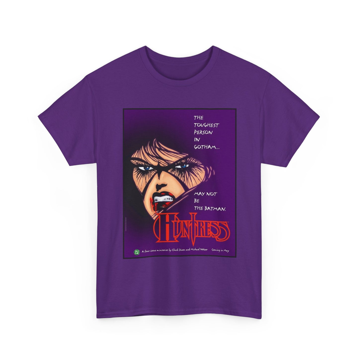 Huntress T-Shirt - 1994 Promotional Poster Art - DC Comics