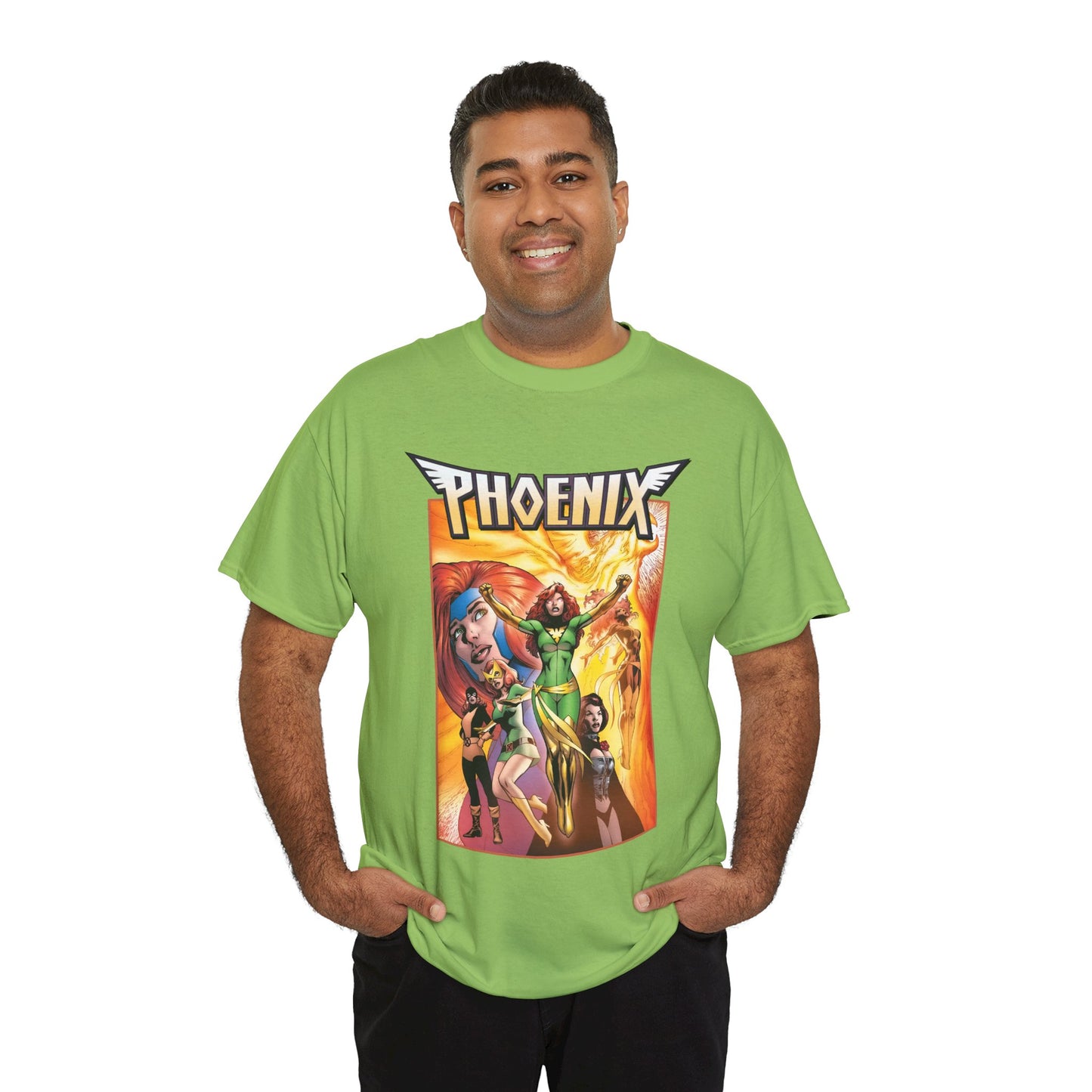 Phoenix T-Shirt - Alan Davis Art - Jean Grey, Marvel Girl, Black Queen, Dark Phoenix - X-Men Founding Member - Marvel Comics