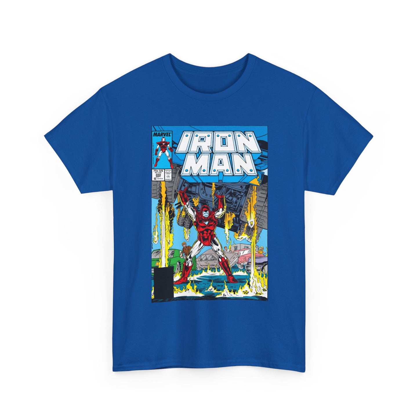 Iron Man #222 T-Shirt - Mark Bright Art - Marvel Comics