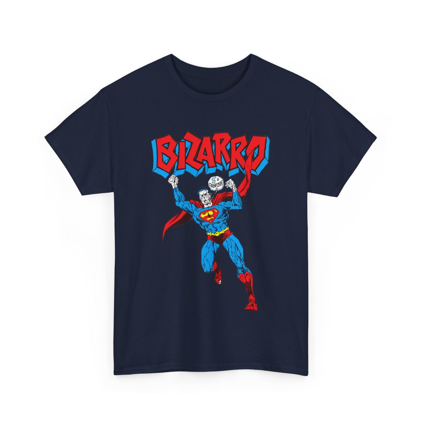 Bizarro T-Shirt - Superman Villain - DC Comics - Bizarro World - Who's Who Art - Silver Age Favourite