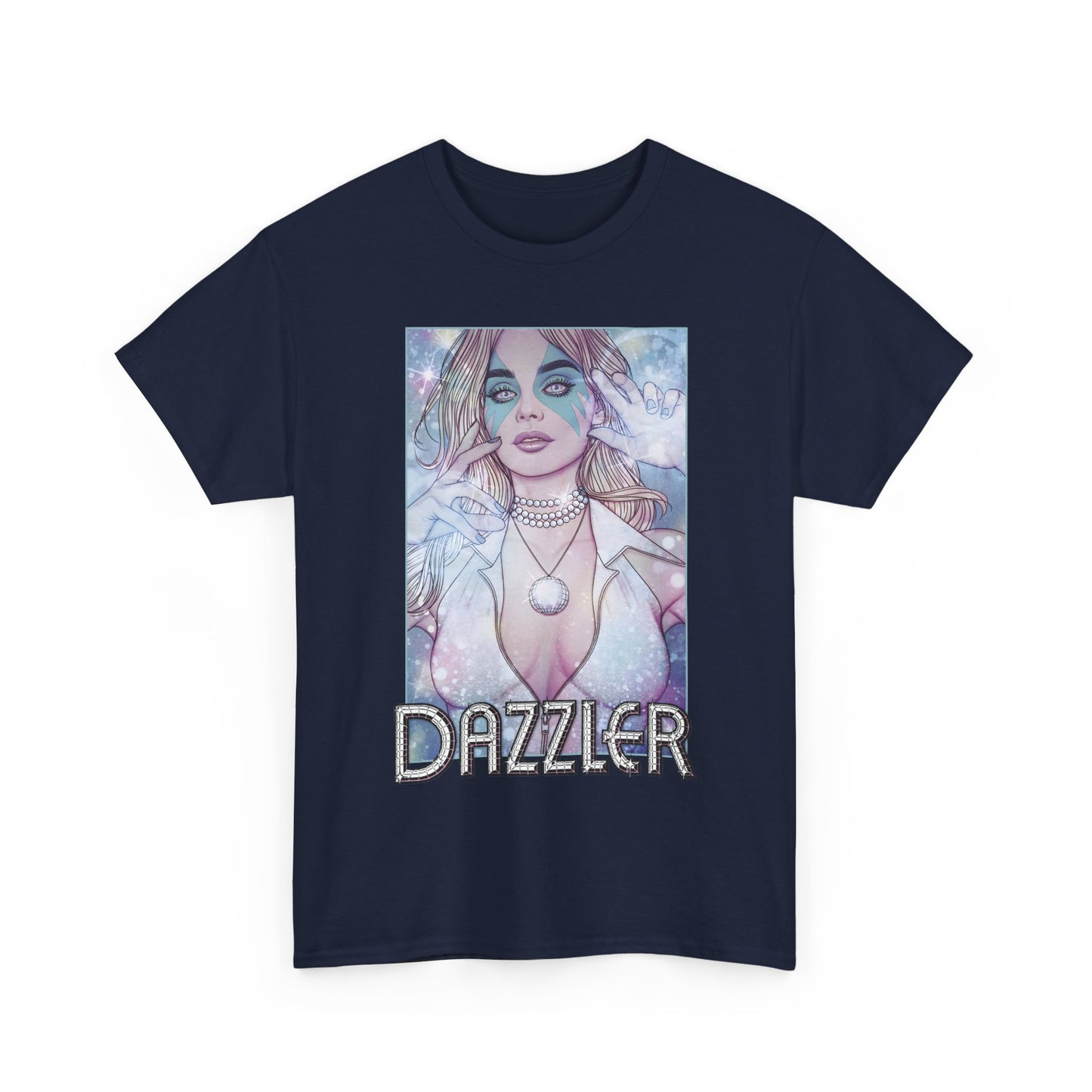 Dazzler T-Shirt - Jenny Frison Art - X-Men Member, Pop Star Mutant - Alison Blaire - Marvel Comics